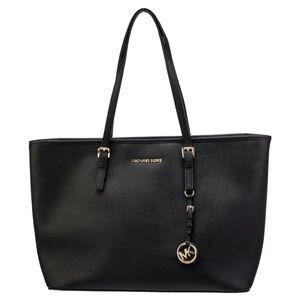 Lightly Used Michael Kors Black Saffiano Leather Tote
